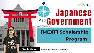 Japanese Govt MEXT Scholarship Program 2023 For Biotech & Biology