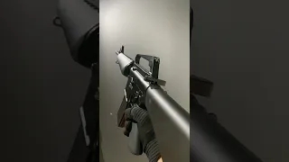 Airsoft M16 A1 first person reloading