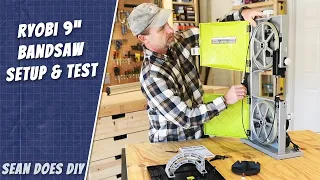 Ryobi 9" Band Saw Assembly and Setup