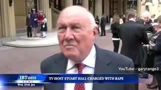 TV host Stuart Hall charged with rape