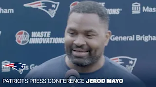 Patriots Head Coach Jerod Mayo: "Continuing to grow." | New England Patriots Press Conference