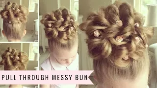 Pull Through Messy Bun by SweetHearts Hair