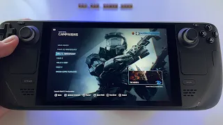 Halo 2 Anniversary - The Master chief collection - Steam Deck handheld gameplay - max graphics