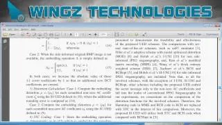 IEEE 2014 Uniform Embedding for Efficient JPEG Steganography