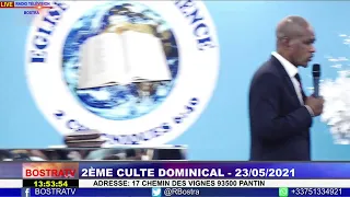 2ÈME CULTE DOMINICAL - 23/05/2021