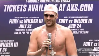 TYSON FURY TAUNTS DEONTAY WILDER'S NEW TRAINER (MALIK SCOTT) AS THE PAIR GO BACK & FORTH IN ARGUMENT