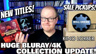 HUGE BLURAY/4K COLLECTION UPDATE! | VINEGAR SYNDROME, KINO LORBER, MILLCREEK, AND MORE!