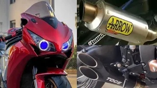 HONDA CBR 1000RR Exhaust Sound Comparison | TOCE vs ARROW GP