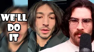 HasanAbi Reacts to Ezra Miller Tells Beulaville, NC KKK Members to Kill Themselves or 'We'll Do It'