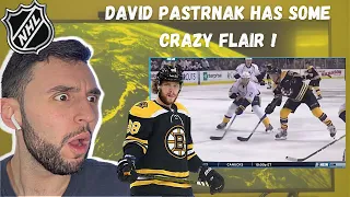 BASKETBALL FAN Reacts to David Pastrnak For The First Time | NHL Reaction *CRAZY MOVES AND GOALS!*