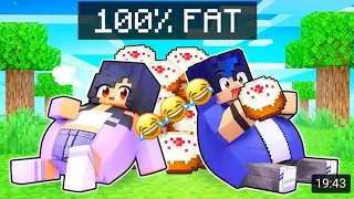 Reacting to Aphmau Everyone Got 100•/• Fat in Minecraft