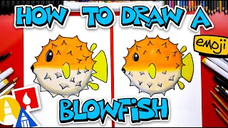 How To Draw A Blowfish Emoji