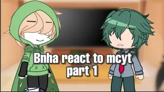 Bnha reacts to mcyt | part 1 | dream smp