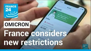 France considers new Covid restrictions due to Omicron variant • FRANCE 24 English