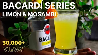 Simple Bacardi Cocktail / Mosambi limon Bacardi Cocktail / Easy Cocktail at home