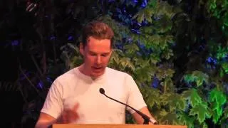 Benedict Cumberbatch reads a letter from Kurt Vonnegut at Letters Live, Hay Festival