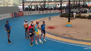 BIG accident in 60th nationals bengalure above 17 boys 1000 meters finals race#rsfi#indiaskate#