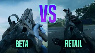 Battlefield 2042 Retail vs Beta | Guns Direct Comparison