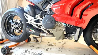 How to install Ducati Panigale V4 Austin Racing Exhaust Part 2