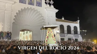 Virgen del Rocío Procesión 2024 (IMPRESIONANTES MOMENTOS) en La Aldea [4K] #ElRocío24 - Huelva