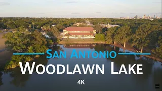 Woodlawn Lake Park - San Antonio, Texas 🇺🇸 | 4K drone footage