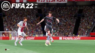 Ajax Amsterdam vs Benfica Leg 2 UEFA Champions League 2022 - FIFA 22 Gameplay PC Full HD