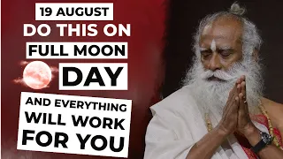 Do this On Full Moon Day And Everything Will Work For You | Sadhguru On Full Moon Flirtations