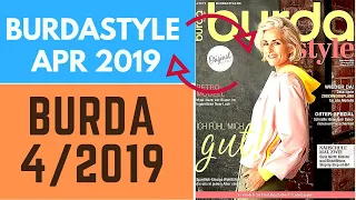 Burda Style 4/2019 Browsethrough and Sewing Plans