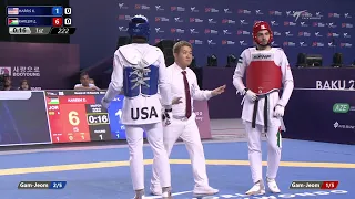 222 R16 Men  68kg USA HARRIS K  JOR KAREEM Z