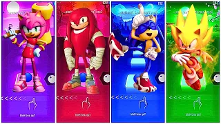 Amy Rose - Knuckles - Sonic - Super Sonic || Tiles Hop