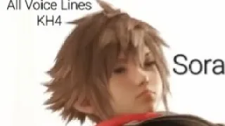 All Sora voice lines and noises in the Kingdom Hearts 4 Trailer