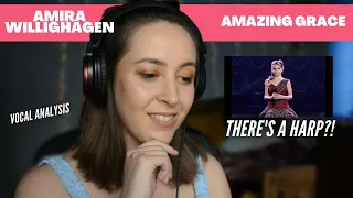 AMIRA WILLIGHAGEN Amazing Grace | Vocal Coach Reacts | Jennifer Glatzhofer