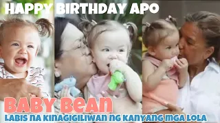 BABY BEAN LABIS NA KINAALIWAN AT KINAGILIWAN NG KANYANG MGA LOLA AT UNSEEN VIDEO SA BIRTHDAY NI BEAN