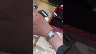 Cartier tank must (stainless steel vs leather strap)