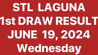 STL LAGUNA RESULT 1st DRAW RESULT JUNE 19, 2024 11AM DRAW | STL JUETENG PARES RESULT LAGUNA