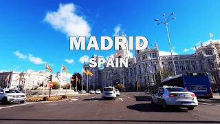 Madrid, Spain - Driving Tour 4K