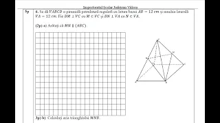 Simulare EN matematică ISJ Vâlcea - ianuarie 2024 - Sub. III