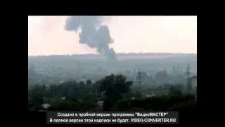 Сбитый вертолет над Славянском 29.05.14 11-40