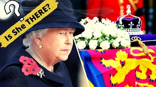 Is Queen Elizabeth's BODY inside the coffin displayed to the public?