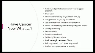 I Have Cancer, Now What?, part 2 - Jacob Hantla - Grace Bible Church - 3/10/24