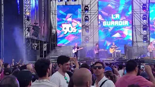 la guardia en vivo concierto de los 90s  junio de 2022 en Madrid