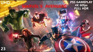 Marvel's Avengers - FULL GAME 2160p UHD Full HDR - PS5 Gameplay 4K 60fps - Part 23