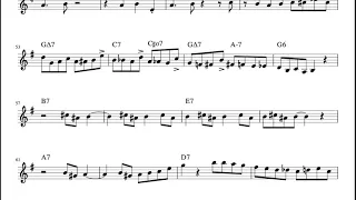 Transcription Tuesday #6: Blue Mitchell's Trumpet solo on Scrapple From the Apple