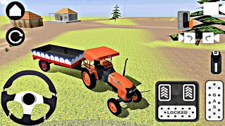 Indian Tractor Simulator 🚜💥|| Indian Tractor Driving in Village 🚜|| Gameplay 533 || Driving Gameplay