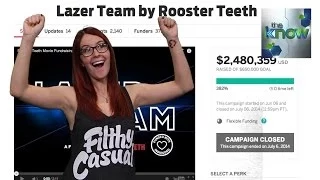 Rooster Teeth Raises $2.4 Million for Lazer Team - The Know