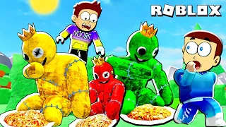 Roblox Hungry Rainbow Friends Blue | Shiva and Kanzo Gameplay