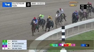 Gulfstream Park March 13, 2022 Race 8