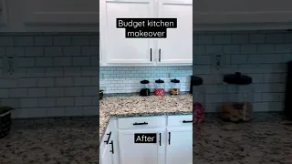 Budget Kitchen Makeover! #kitchenmakeover #kitchencleaning #kitchendesign #homedecor