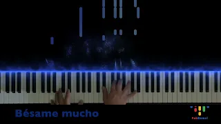 Bésame mucho. Consuelo Velázquez. Cover, piano,