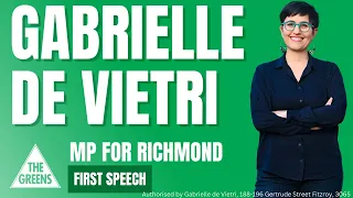 Gabrielle de Vietri MP for Richmond - First Speech
